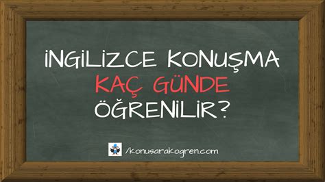 ingilizce kaç günde öğrenilir